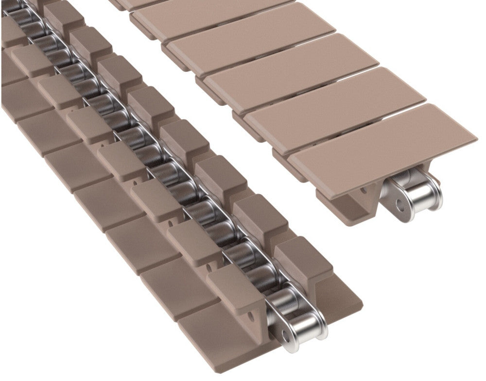 Rexnord 863TAB Series Straight Running Solid Top Material: LF, Width: 4.5in