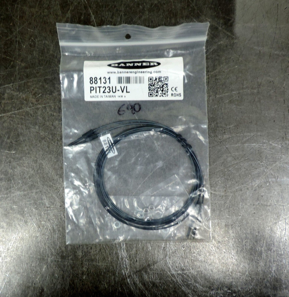 Banner Engineering PIT23U-VL  Fiber Optic Sensor  Opposed Mode   88131