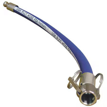 Zoro Select Rt16-S-Pcpe-240 1" Id X 20 Ft Ptfe Chemical Hose Bl