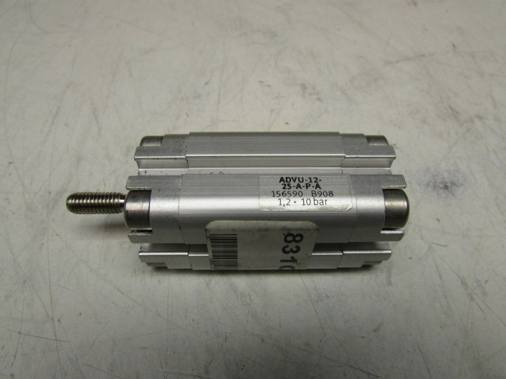 FESTO ADVU-12-25-A-P-A CYLINDER 12MM-BORE 25MM-STROKE NEW SURPLUS NOT IN BOX !! 