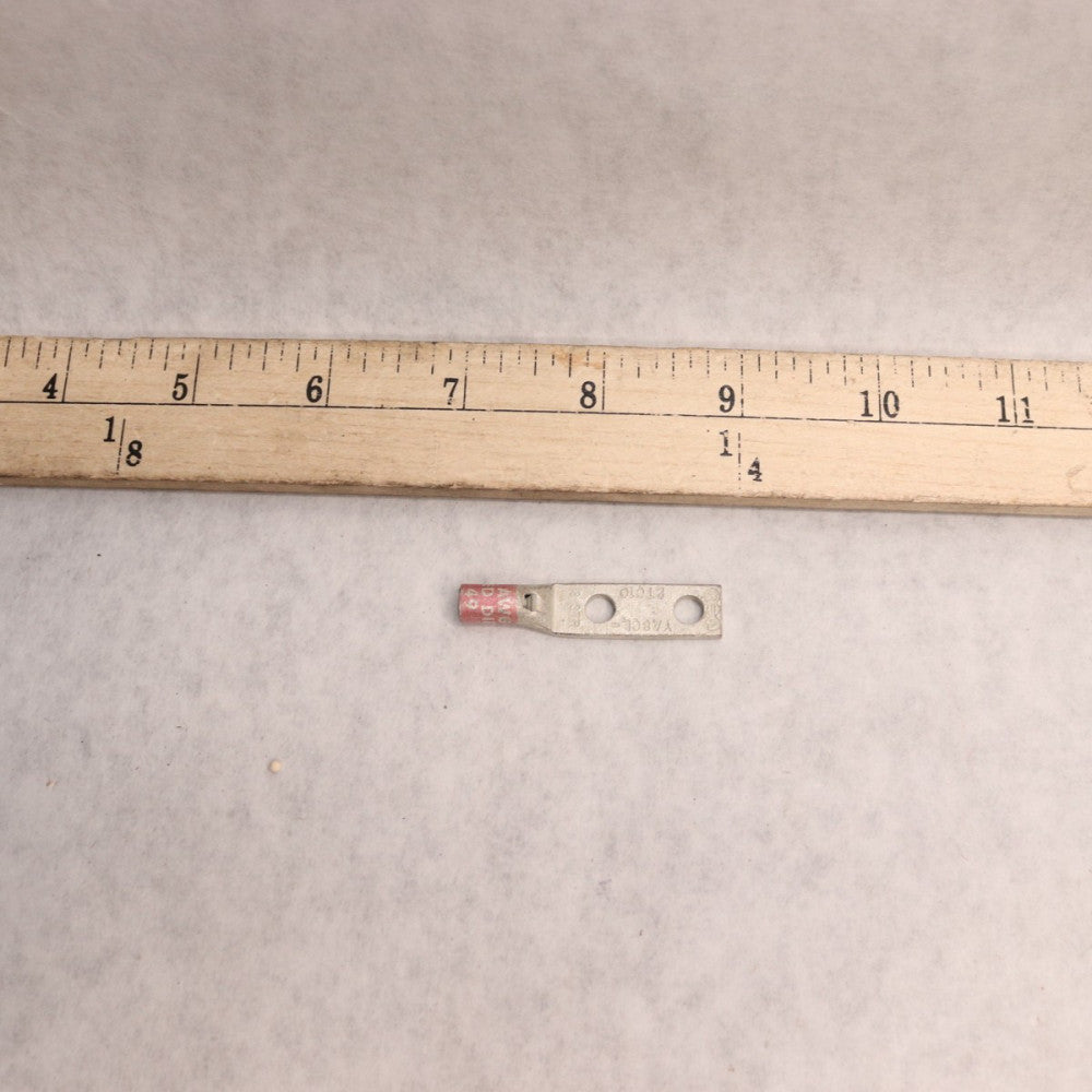 Burndy Two Hole Hylug Flex Conductor Standard Barrel YA8CL2TC10
