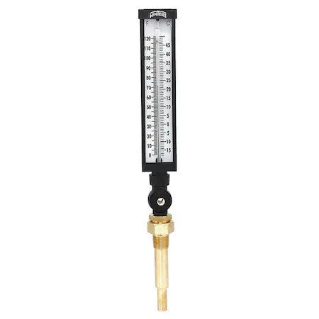 Winters Tim104lf. Thermometer, Analog, 30-180 Deg, 3/4In Npt