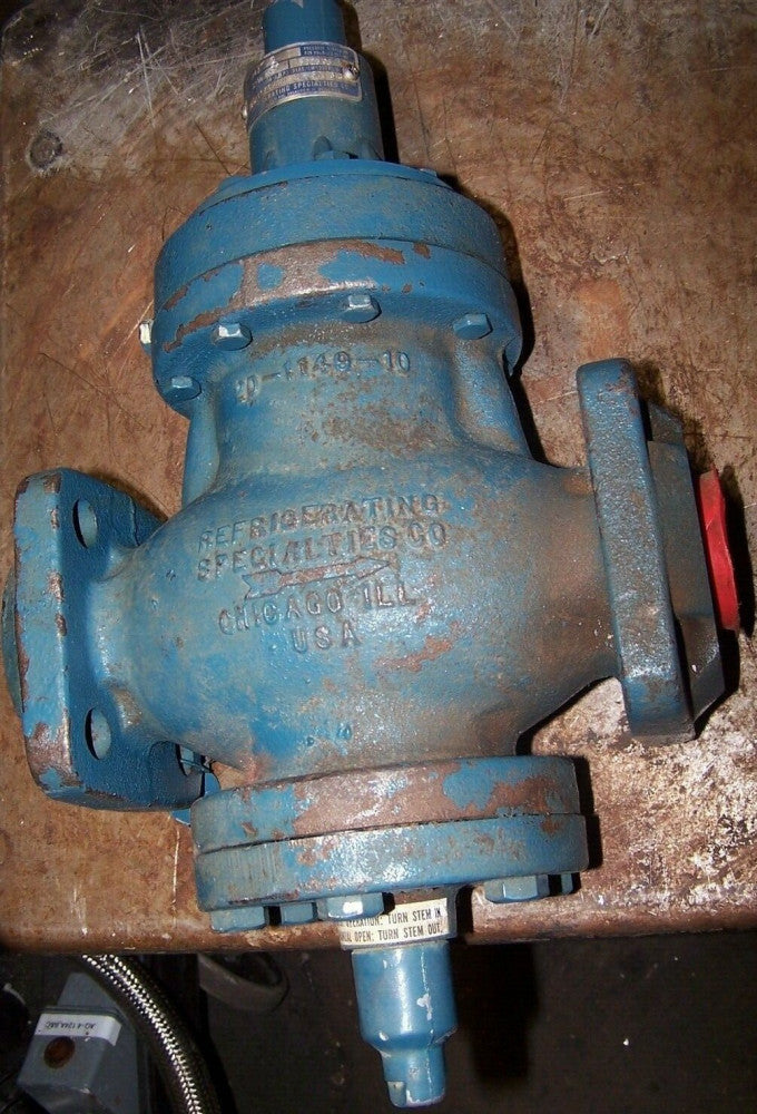 NEW REFRIGERATING SPECIALTIES 1-5/8" PRESSURE REGULATOR VALVE TYPE A4A  