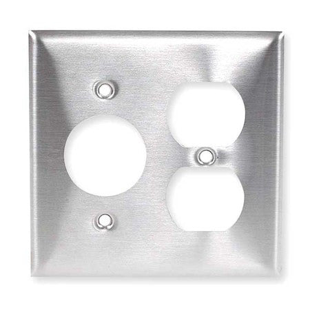 Hubbell Wiring Device-Kellems Ss78 Single/Duplex Receptacle Wall Plates And Box