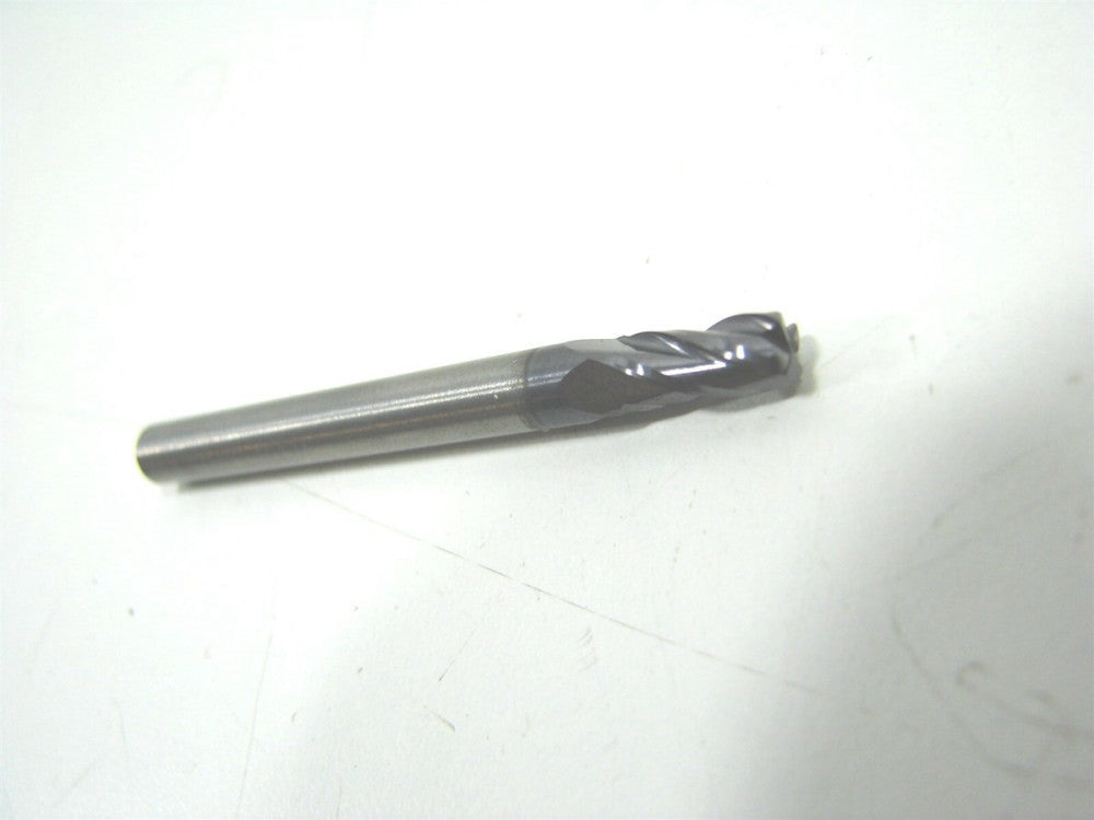 RobbJack .168" TiALN Coated SC 4F End Mill w/ .030" Corner Radius New USA