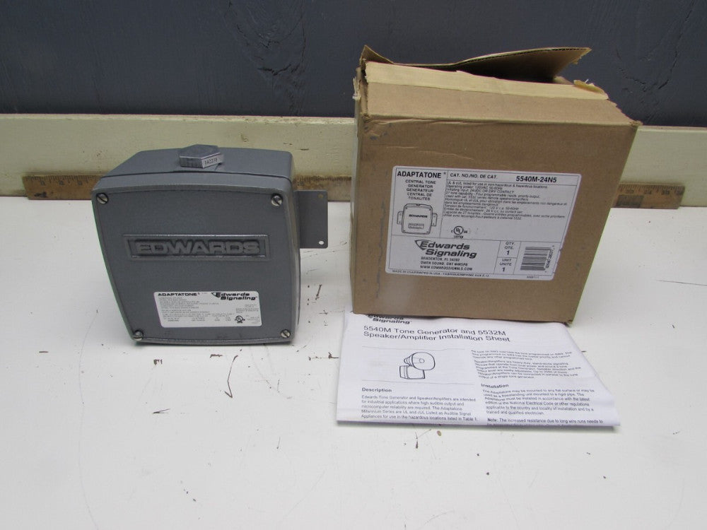 EDWARDS SIGNALING 5540M-24N5, CENTRAL TONE GENERATOR, 27 TONE, NEW!