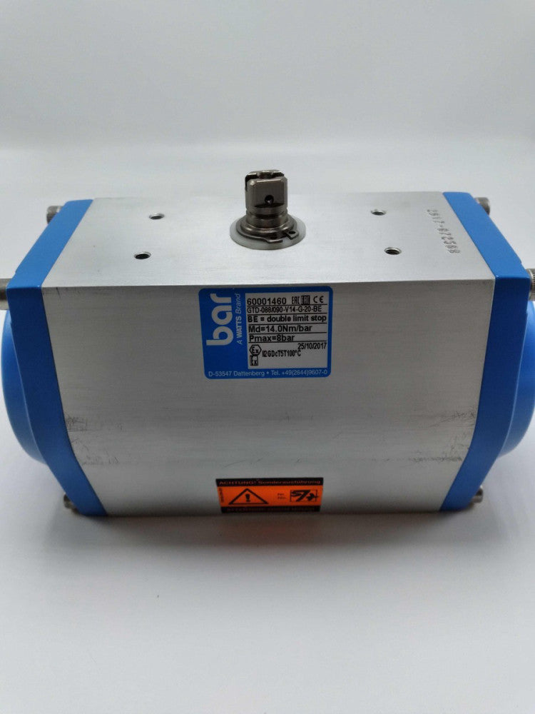 BAR GTD-088/090-V14-G-20-BE Single Acting Valve Actuator 
