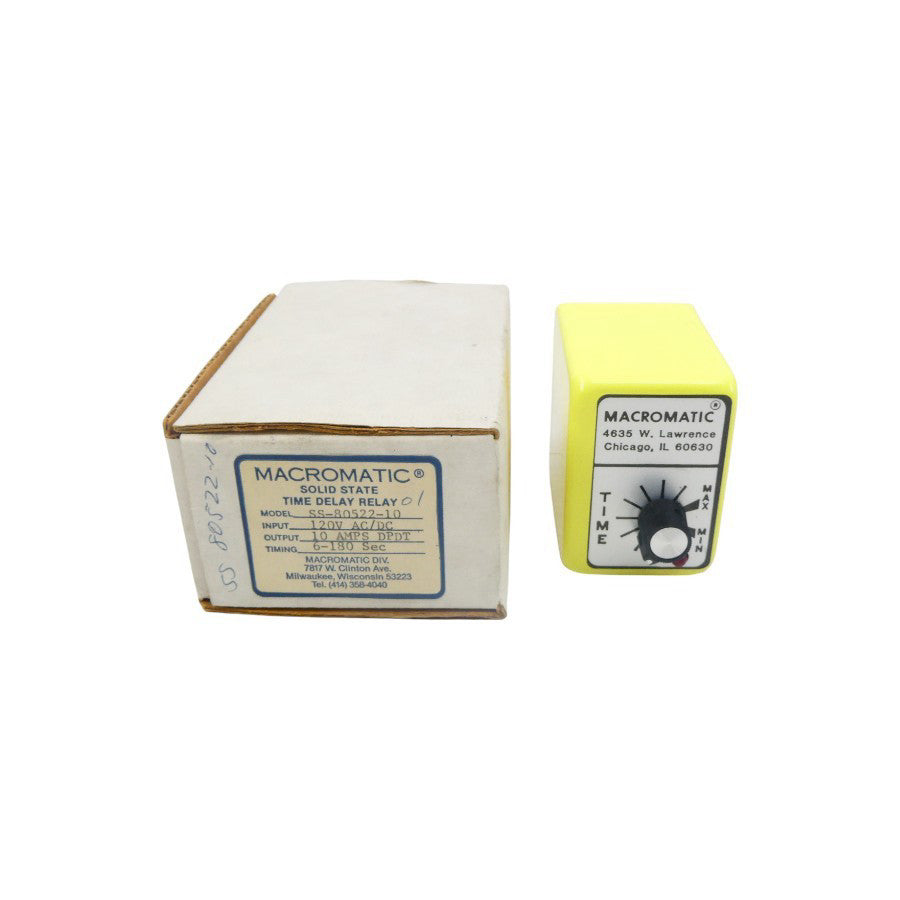 MACROMATIC SS-80522-10 120VAC/DC 10A 6-180S NSMP