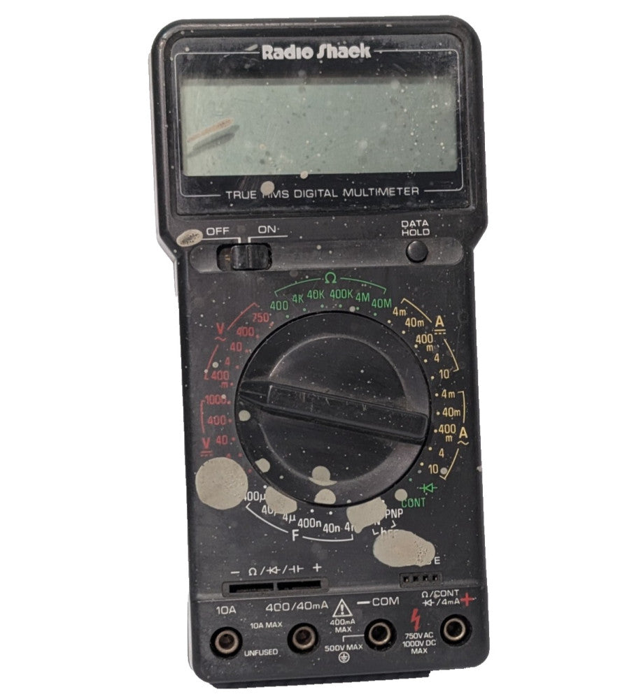 Radio Shack 22-181A True RMS Digital Multimeter 10A, 750VAC, 1000VDC Meter