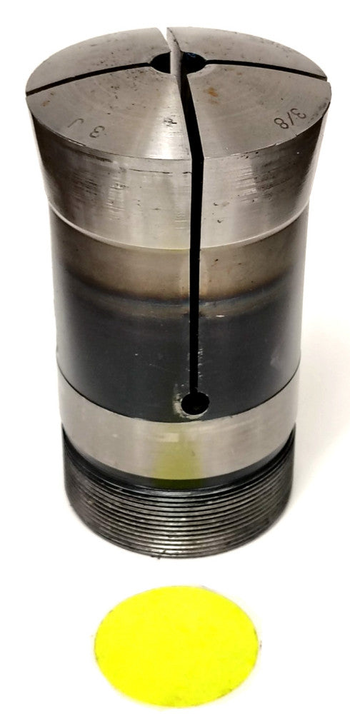 HARDINGE 3/8" 3J ROUND COLLET  1-1/2" NPT 4" OAL HSS