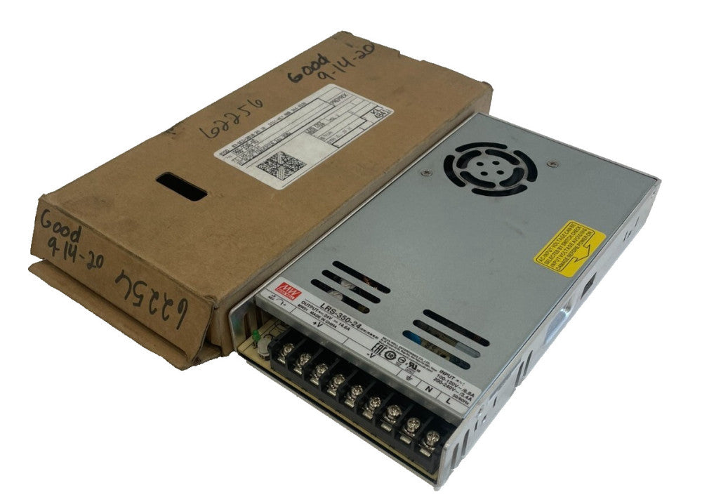 USED MEANWELL LRS-350-24 AC / DC CONVERTER LRS35024