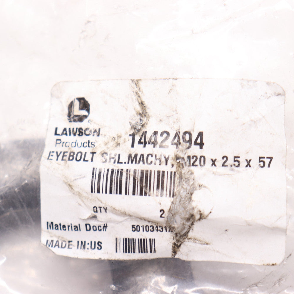 Lawson Products Lifting Eye Bolt M20 x 2.5 x 57 1442494
