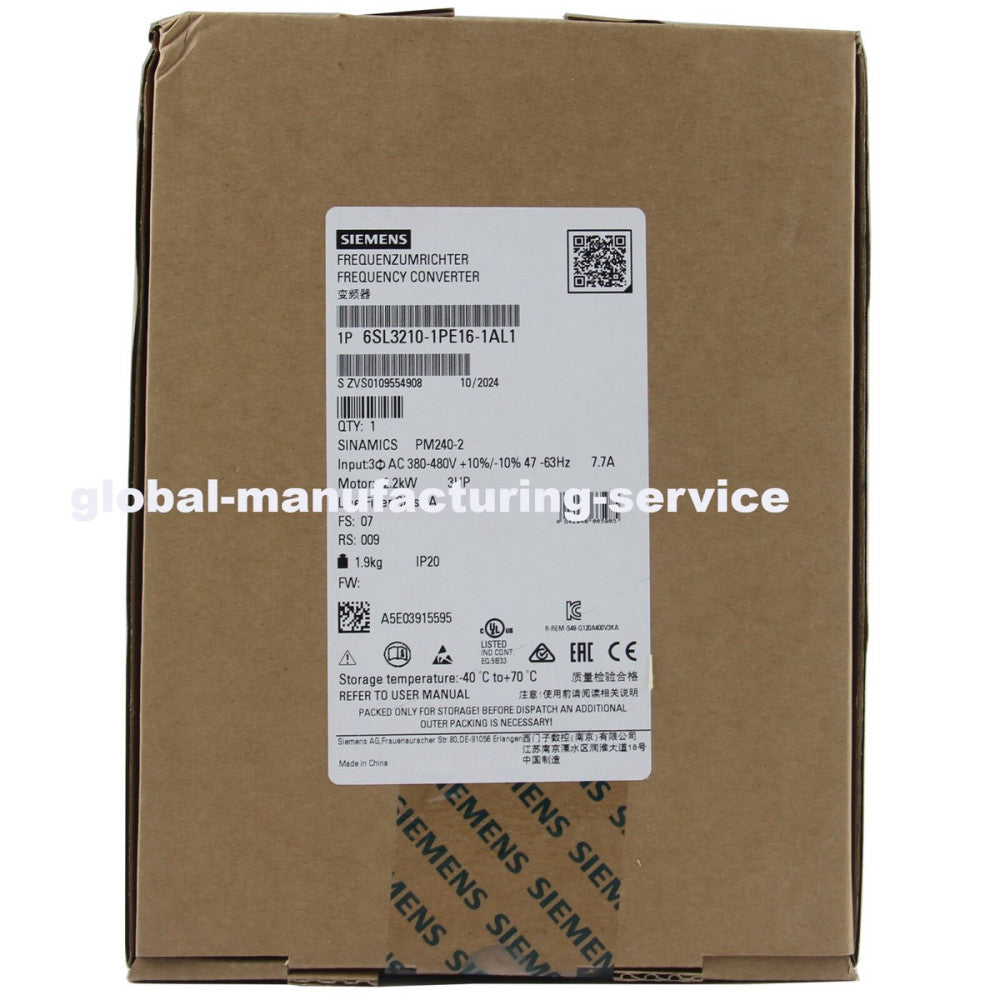 One Brand New Siemens 6SL3210-1PE16-1AL1 6SL3 210-1PE16-1AL1