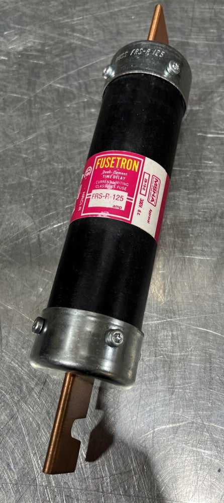FUSETRON BUSSMAN FRS-R-125 FRSR125 FUSE, 125A 125 AMP - Nos Surplus