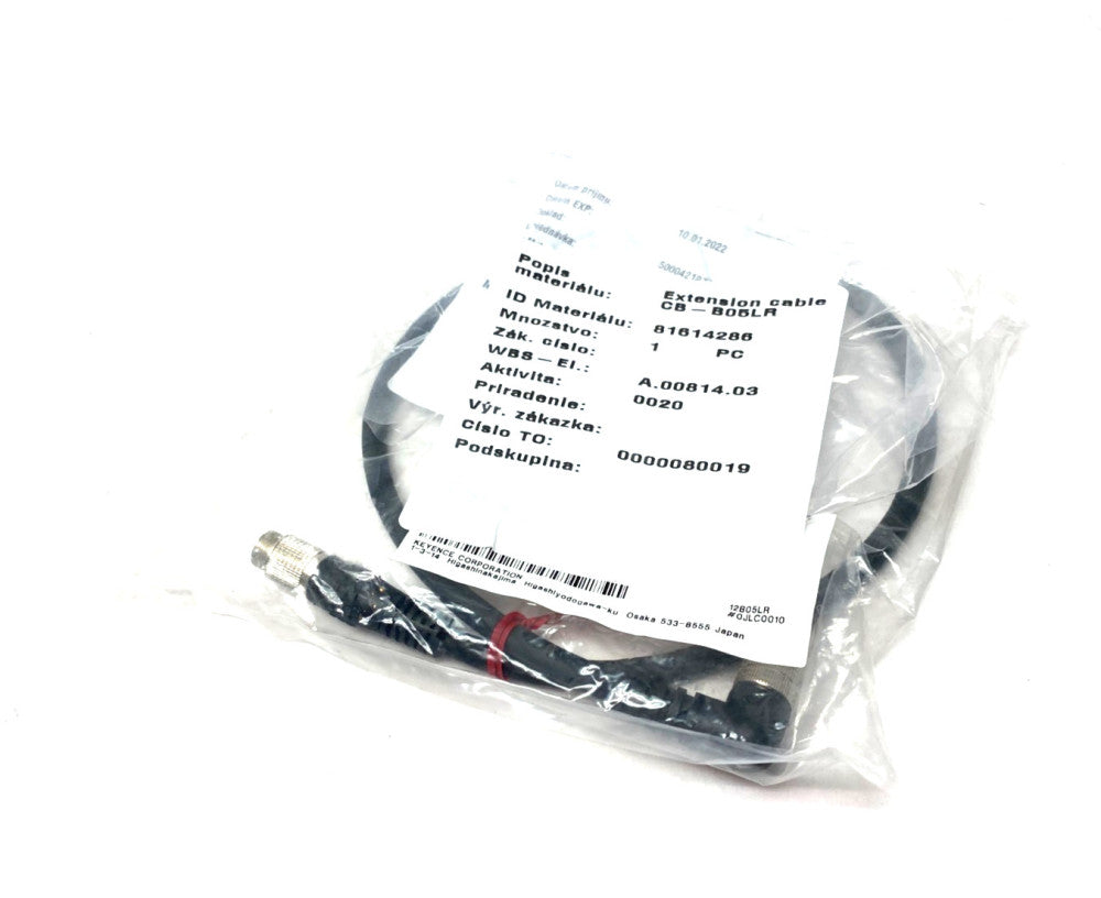 Keyence CB-B05LR Extension Cable L-Shaped 0.5m Length