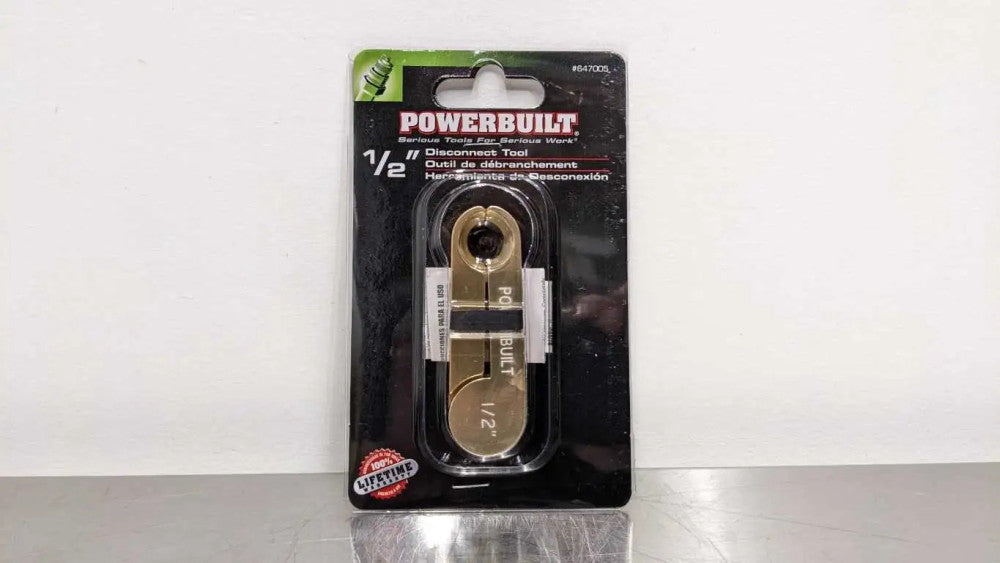 Powerbuilt 647005 Fuel Line and Air Conditioner Line Disconnect Tool 1/2" Dia