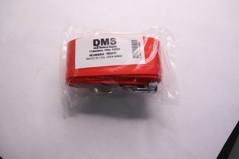 DMS Metal Push Button Buckle G1 Stretcher Straps Orange