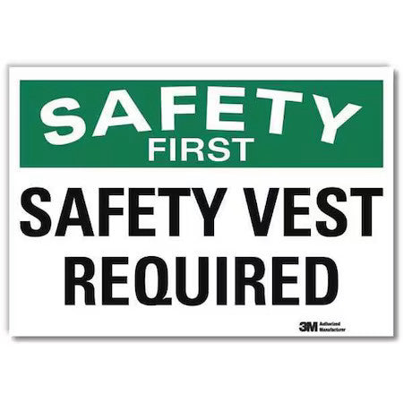Lyle U7-1247-Rd_14X10 Safety Decal,Reflctv Vinyl,10Inhx14inw, U7-1247-Rd_14X10