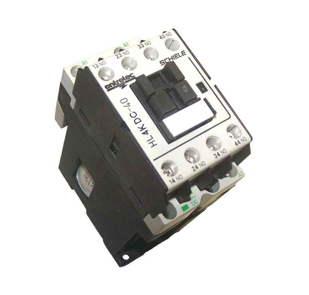 Entrelec Schiele 16 Amp Contactor 600 VAC 24 VDC Coil  HL4KDC-40