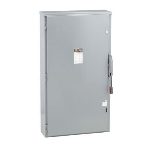 New Square D HU365NR 400 Amp Safety Switch Disconnect 3R 3 Pole Non-Fused 600 V