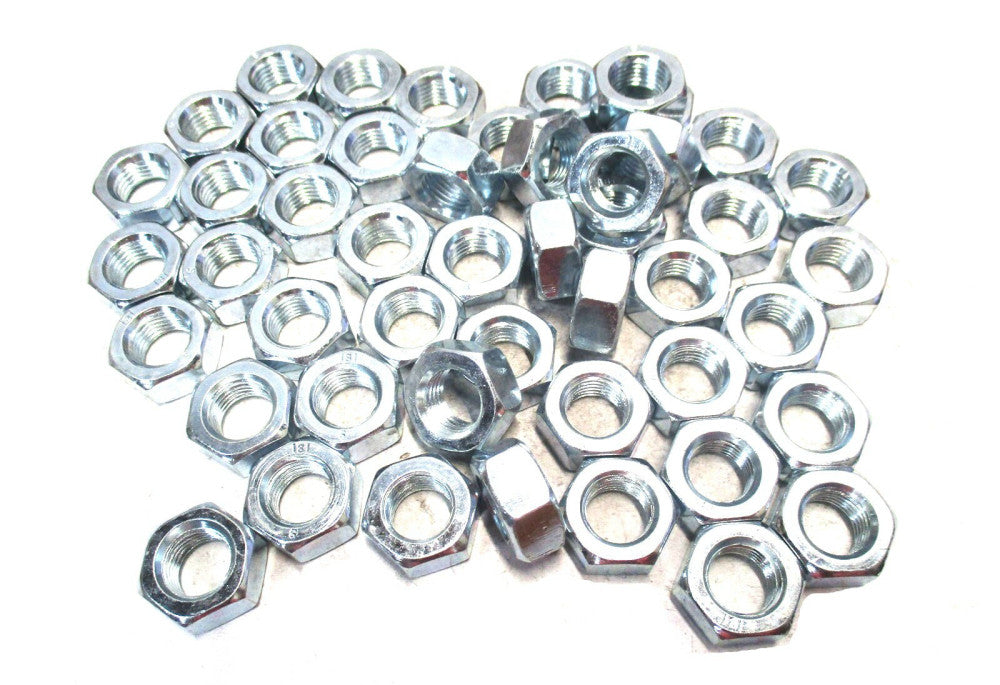 NEW M14x1.50 22mm Across Flats 11mm Height Fine RH Steel Hex Nut - Lot of 48