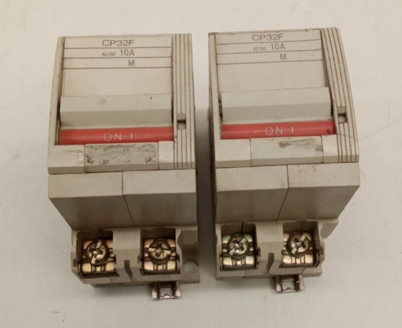 Fuji Electric CP32FM/10 Circuit Protector 10 Amp 2 Pole 250 V (Lot of 2)