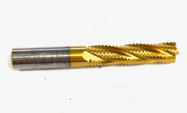 4-5/8" CLEVELAND TWIST 5/8" PM/PLUS TIN NON CENTER CUTTING LEAD 4.211 END MILL