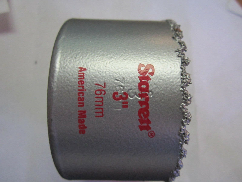 Starrett (X0300) 3" 76mm Circle Cutter Bit Carbide Grit NEW