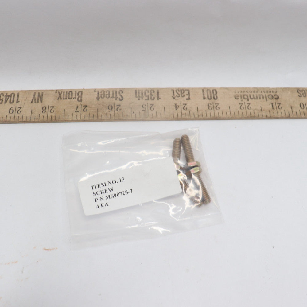 (4-Pk) Standard Hexagon Head Cap Screw 1/4"-20MS90725-7