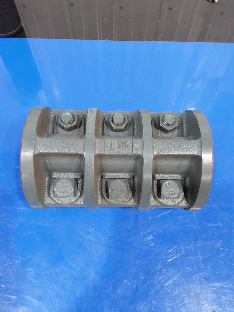 RIGID SHAFT COUPLING 1" 15/16  Rigid Ribbed Coupling