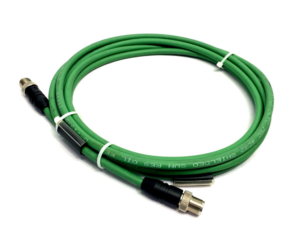 Lumberg 0985 S4742 100/3 M Profinet Double-Ended Cordset 4-Pin M12 Male 3m 4622