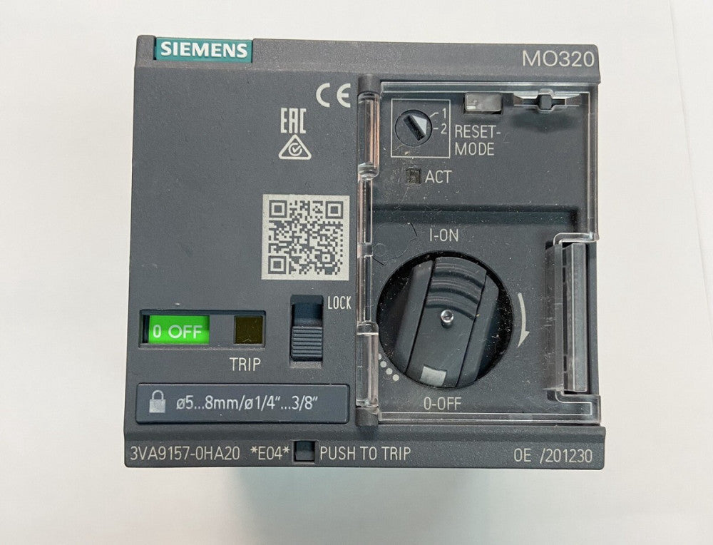 UNUSED SIEMENS 3VA9277-0HA20 MO320 MOTOR OPERATOR