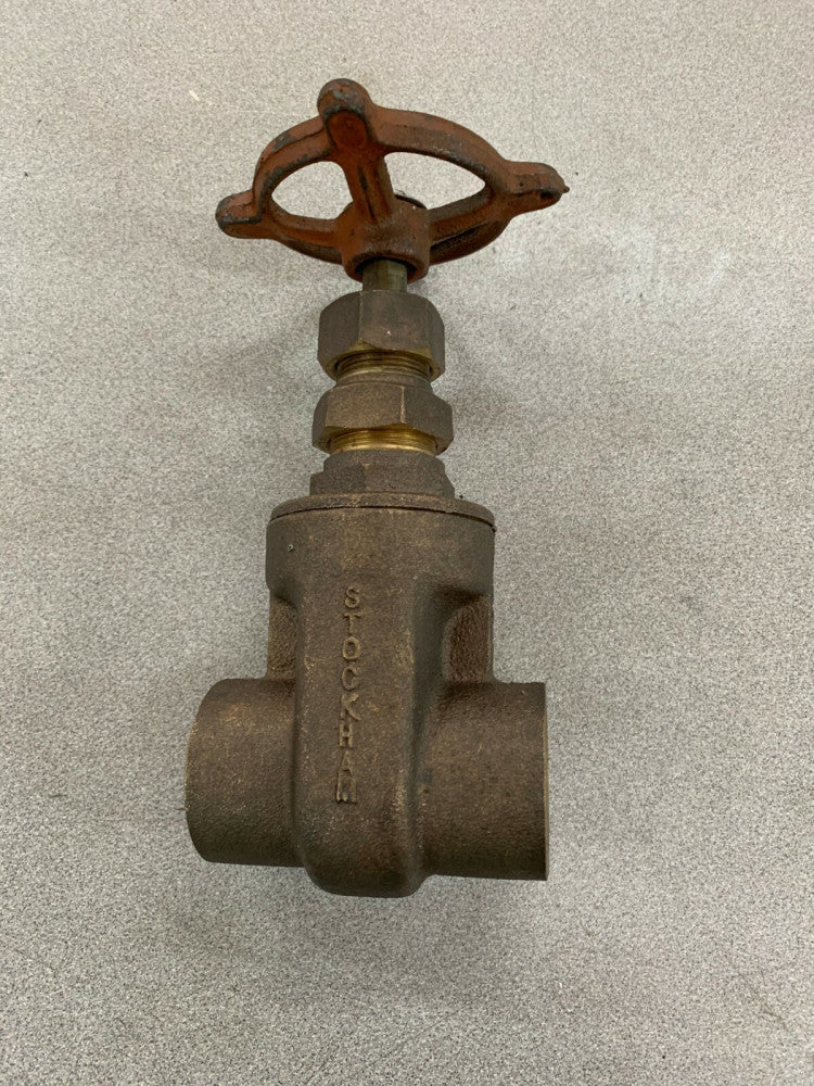 NEW STOCKHAM B-104 BRONZE GATE VALVE 1-1/2" 125S 200 0WP