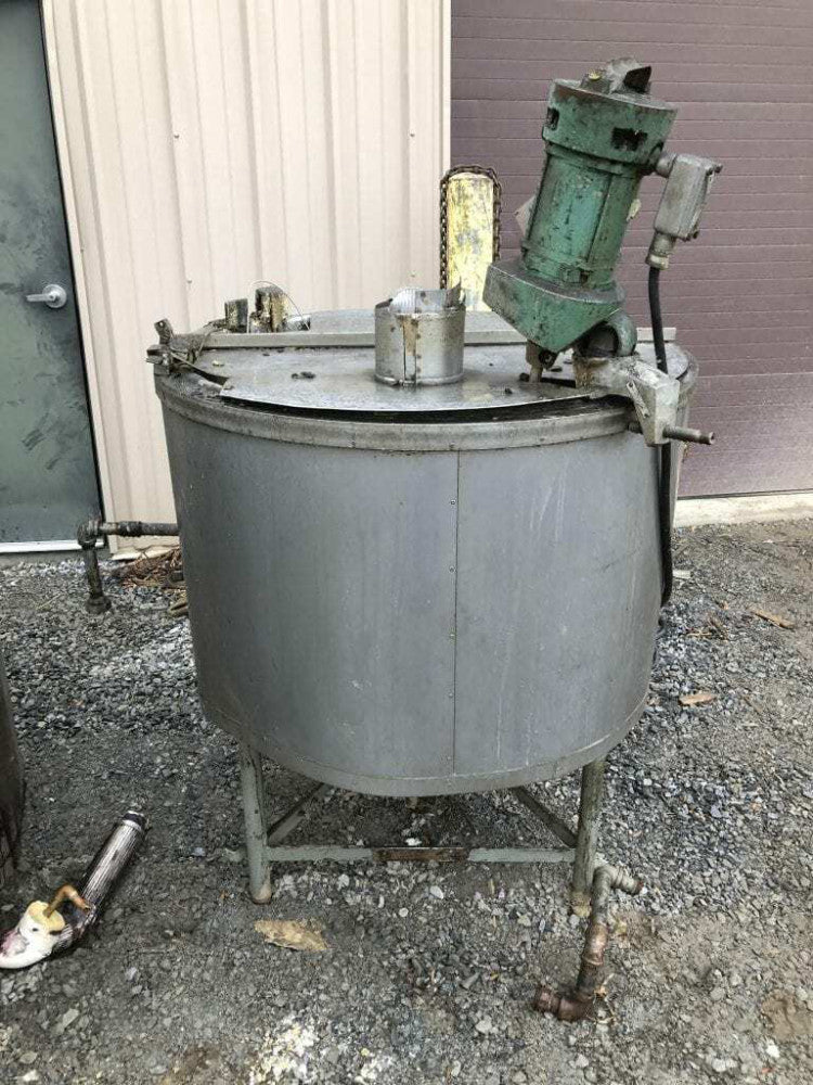 115 Gallon Stainless Steel Insulated Mixing Tank w/ Lightnin NS-1 Agitator 3PH