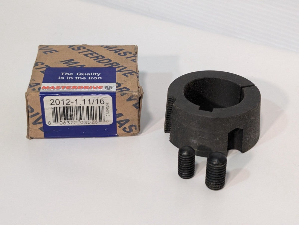 MasterDrive 2012 1.11/16 TB Taper Lock Bushing 1-11/16" Bore 2-3/4" OD 1-1/4" D