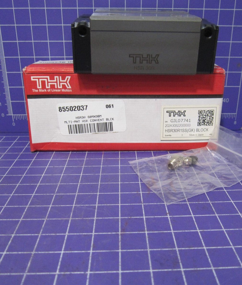 THK (HSR30R1SSGKBLOC) 4 Way HSR Block 98mm L x 60mm W x 38mm H, 40mm Traverse 