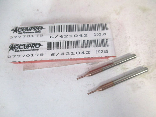 (12181228) 3/64 x 9/64 x 1/8" x 1-1/2" OAL 2 Flute Solid Carbide Square End Mill