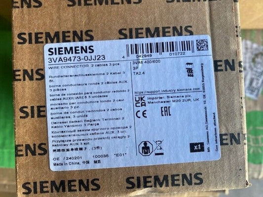 3VA9473-0JJ23 - Siemens Circuit Breaker Lug Terminal Kit 3VA (NEW)