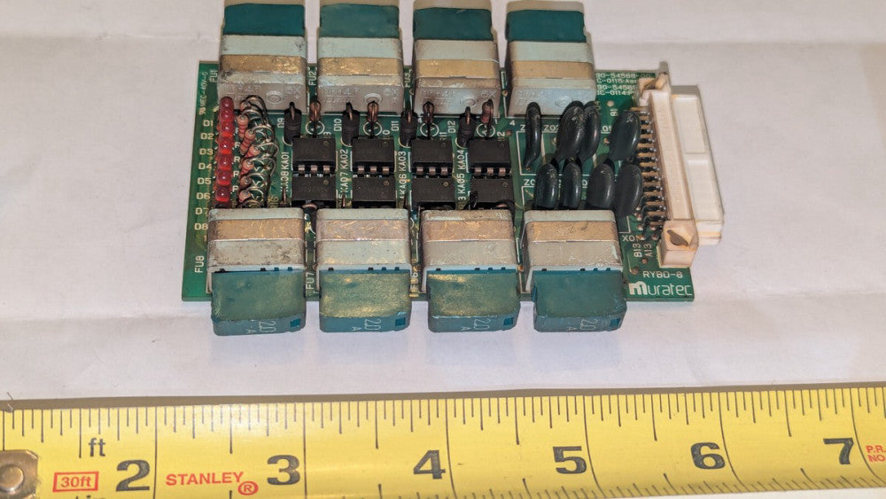 (1) Muratec Z90-54568-00 Board 2A Fuses Used & Guaranteed