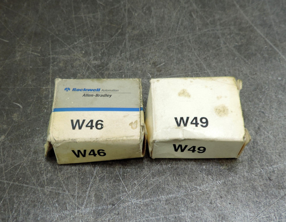 Allen Bradley Type W Thermal Overload Heater Elements W46 & W49 Lot of 2