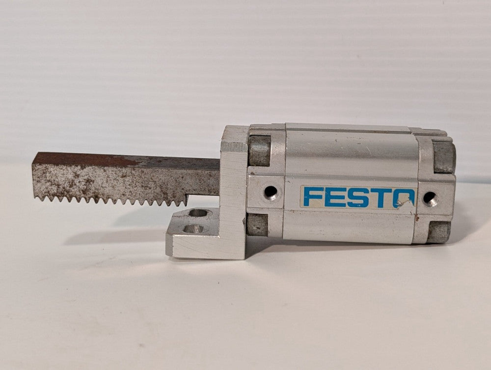Festo Pneumatic Compact Cylinder, Possibly Model ADVU-25-50-P-A, Rack Piston