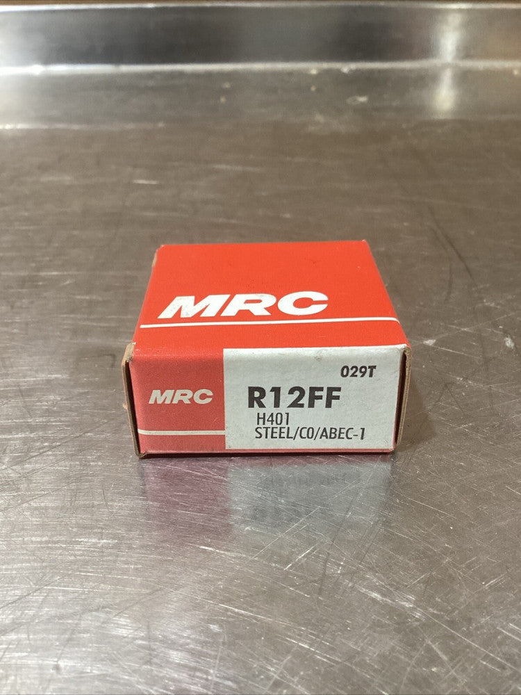 MRC R12FF Radial/Deep Groove Ball Bearing Round BORE 0.75", NOS Surplus