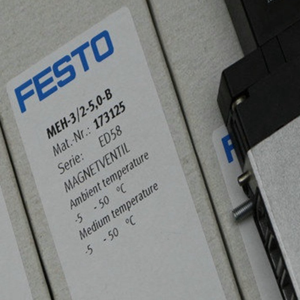 NEW FESTO MEH-3/2-5,0-B 173125 Solenoid Valve