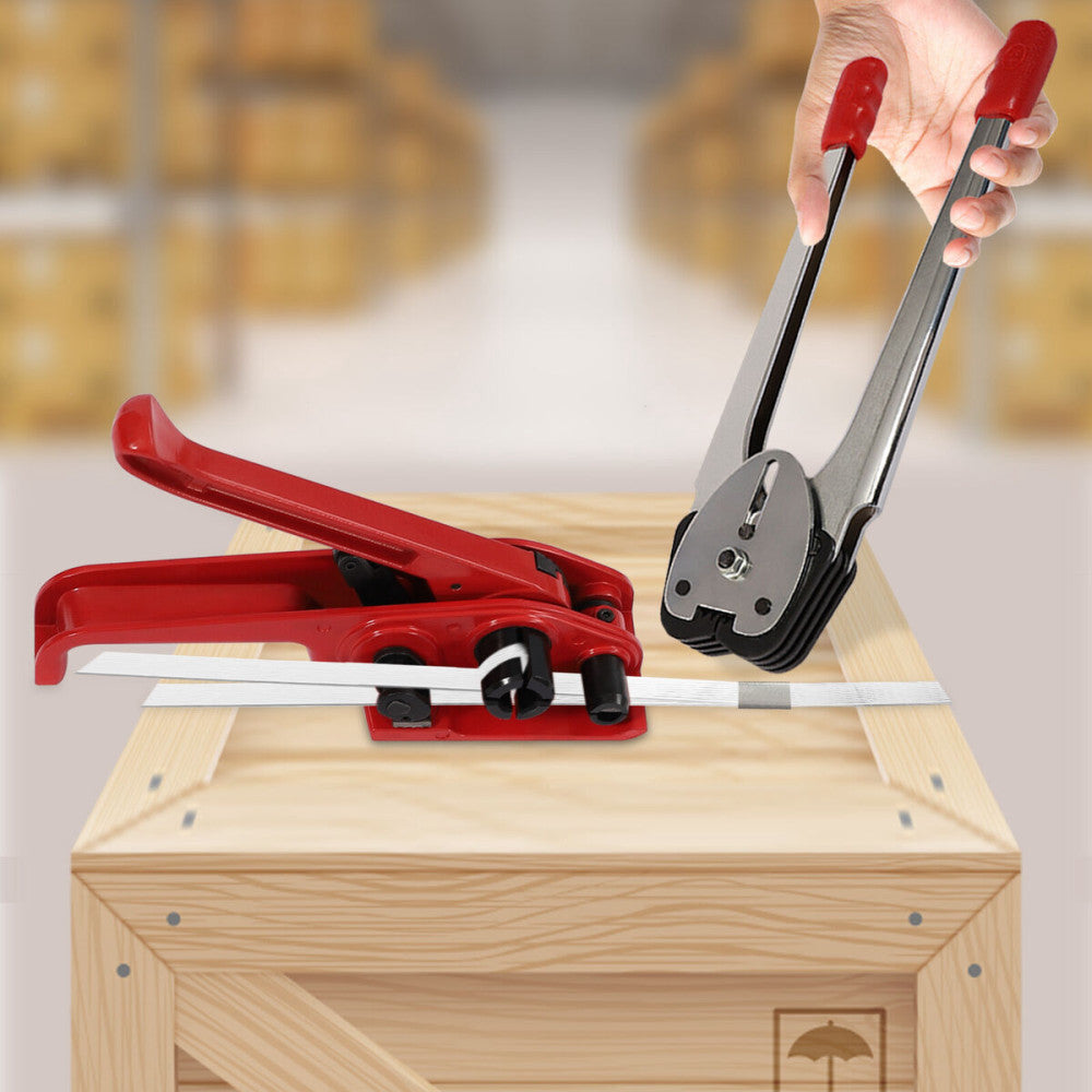 Steel Packaging Strapping Kit Packaging Strapping Banding Tensioning Tool