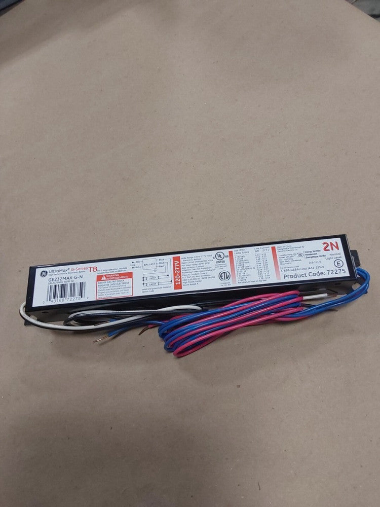 GE ULTRAMAX G SERIES T8 ELECTRONIC BALLAST 120-277V