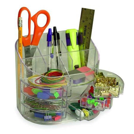 Officemate 22824 Desk Organizer,Color Clear