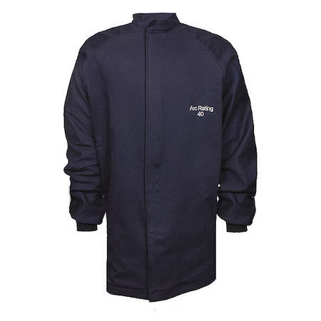 National Safety Apparel C04uquq40md32 Fr Jacket, 40 Cal/Sq Cm, M, 9 Oz