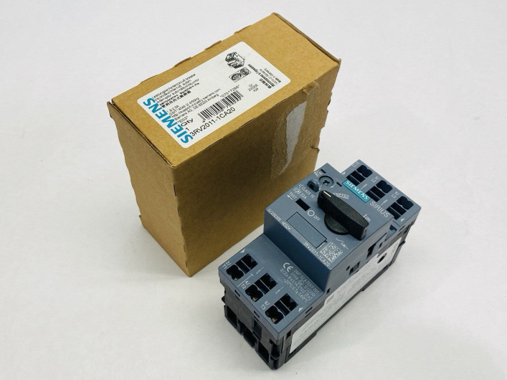Siemens 3RV2011-1CA20 SIRIUS Motor Protector Circuit Breaker 1.8-2.5A 690V