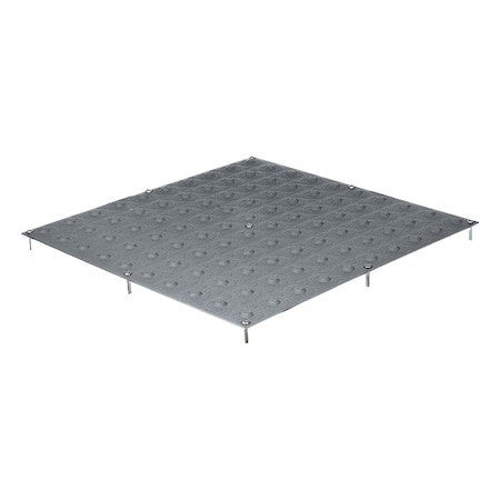 Tuftile Gv243616-Um-Gry-1 Detectable Warning Tile Steel Gray, 36 In W X 24 In