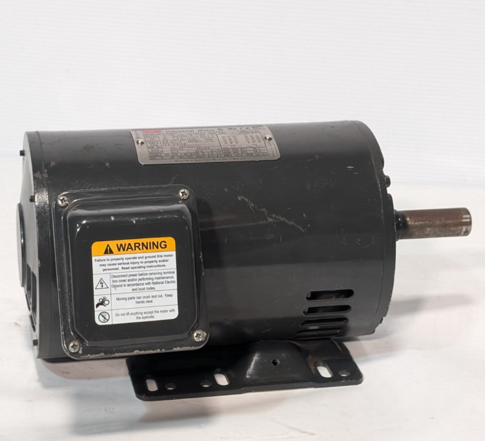 Dayton Electric 4LX07G industrial AC motor, 3HP, 1735RPM, 3PH, 4-Pole, ODP, 56HZ